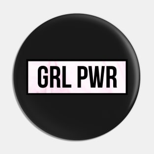 grl pwr marble Pin