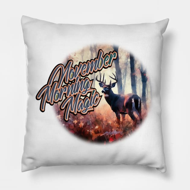 November Morning Magic Pillow by Billygoat Hollow