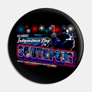 Independence Day in Southport Pin