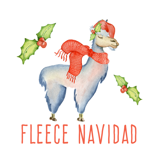 FLEECE NAVIDAD Cute Llama Holiday Fleece Navidad Christmas Llama Tank Top TeePublic