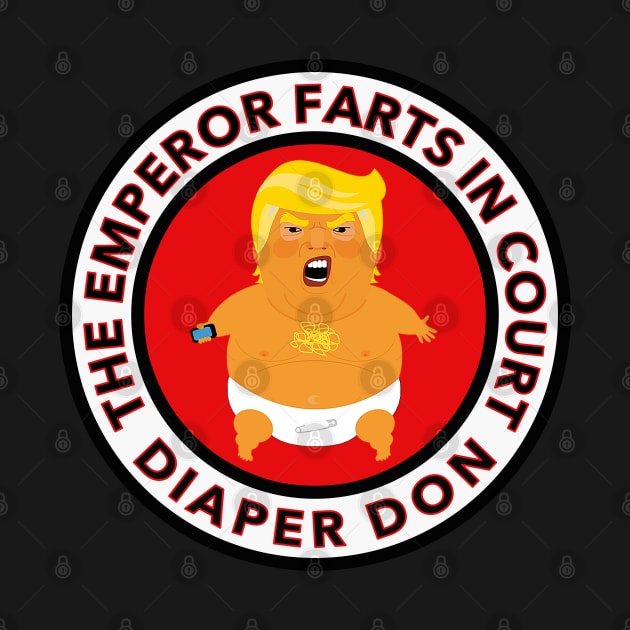 diaper don - trump farts in court by Tainted