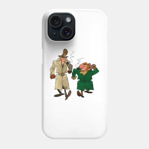 Blake & Mortimer Phone Case by FanartFromDenisGoulet