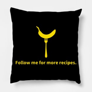 Follow me for more recipes. Memes banana on folk yellow Pillow