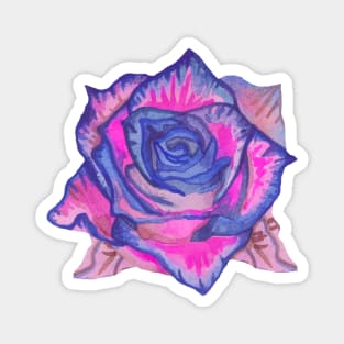 Pink rose flower Magnet