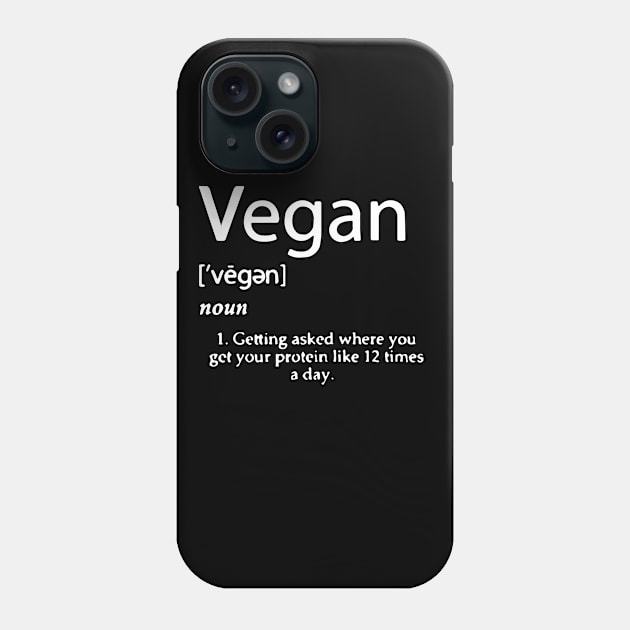 Vegan Definition Phone Case by Thevegansociety