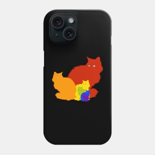 Rainbow cats Phone Case