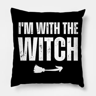 i'm with the witch Pillow