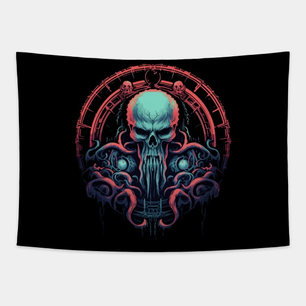 cthulhu - gothic style Tapestry by Dragadin