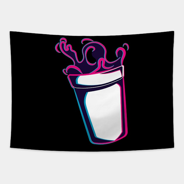 Codeine Double Cup cough syrup Tapestry by QQdesigns