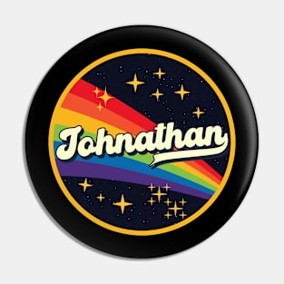 Johnathan // Rainbow In Space Vintage Style Pin