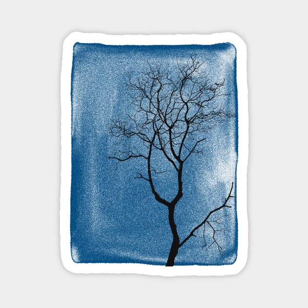 Lonely Tree - Blues version Magnet by bulografik