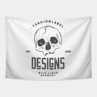 Skull Design Tapestry