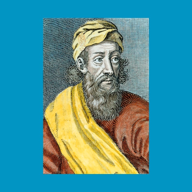 Old Engraving of Pythagoras by Star Scrunch