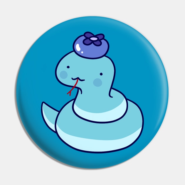 Blueberry Snake Pin by saradaboru