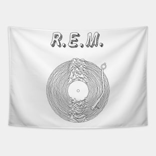 REM- Vintage Wave Aesthetic Design Tapestry