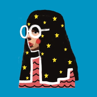 The Girl With Stars In Her Hair T-Shirt