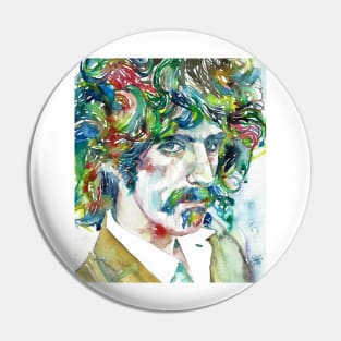 FRANK ZAPPA watercolor portrait .6 Pin