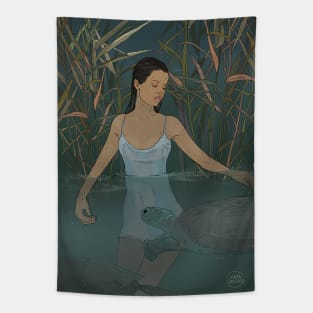 Night journey Tapestry