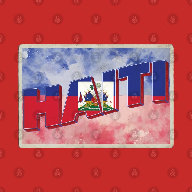 Haiti Vintage style retro souvenir by DesignerPropo