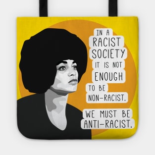 Angela Davis anti-racist quote Tote