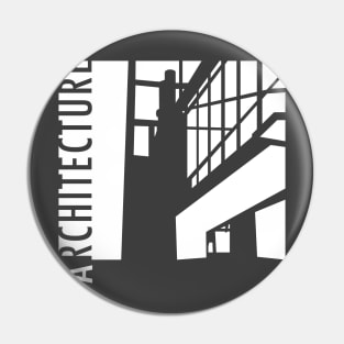 Modern Architecture City Building Pin