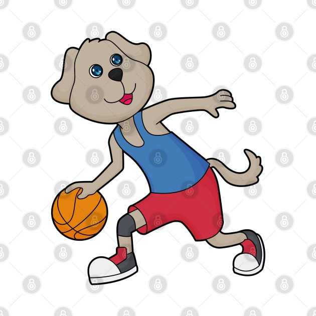 Dog Basketball player Basketball by Markus Schnabel