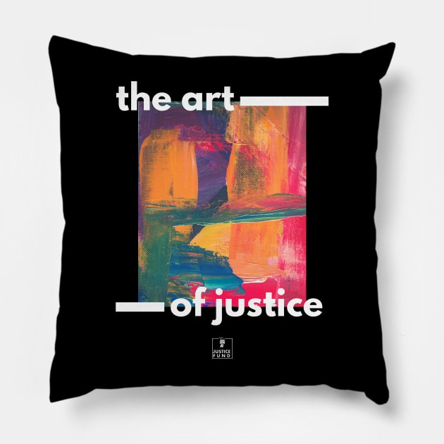 Art of Justice Canvas Pillow by OCJF
