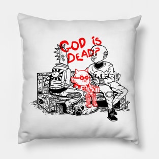 god is dead? Pillow