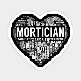 Mortician Heart Magnet