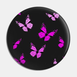 Warm Purple Butterfly Pattern Pin