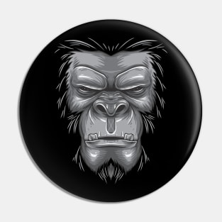 Gorilla Face Pin