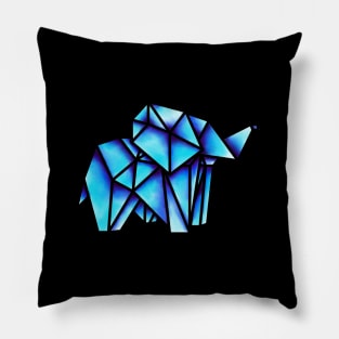 Origami Elephant Pillow