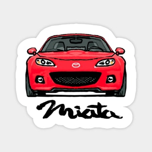 MX5 Miata NC3 Red Magnet