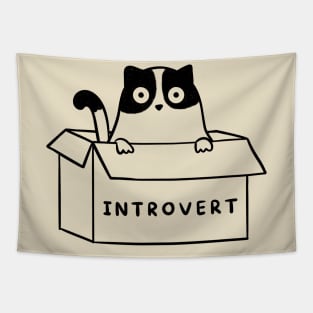 Cat Introvert Tapestry