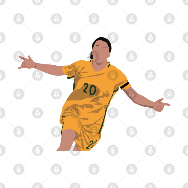 Sam Kerr Australia by Hevding