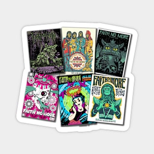 Retro Gig Posters - FAITH COLLECTION Magnet