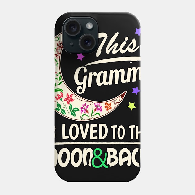 Grammy Gift Print Grandmother Loved Grammy Product Phone Case by Linco