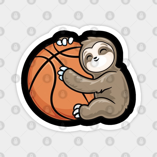 Sloth Basketball player Magnet by PnJ