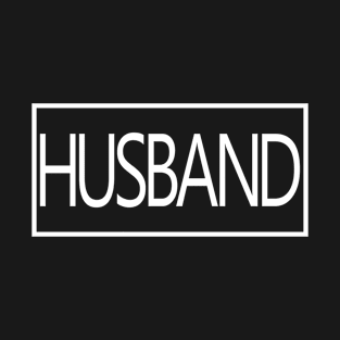 Husband - Matching Couple Engagement Wedding Party Honeymoon Gift For Men T-Shirt