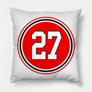 Adam Boqvist Number 27 Jersey Chicago Blackhawks Inspired Pillow