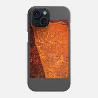 Petroglyphs at Valley of Fire State Park Phone Case