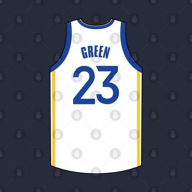 Draymond Green Golden State Jersey White 2024 Qiangy by qiangdade