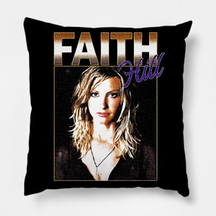 Faith Hill, Vintage, Country Music Singer Pillow