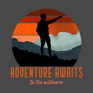 adventure awaits outdoors T-Shirt