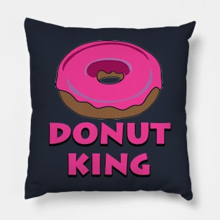 Donut King Pillow