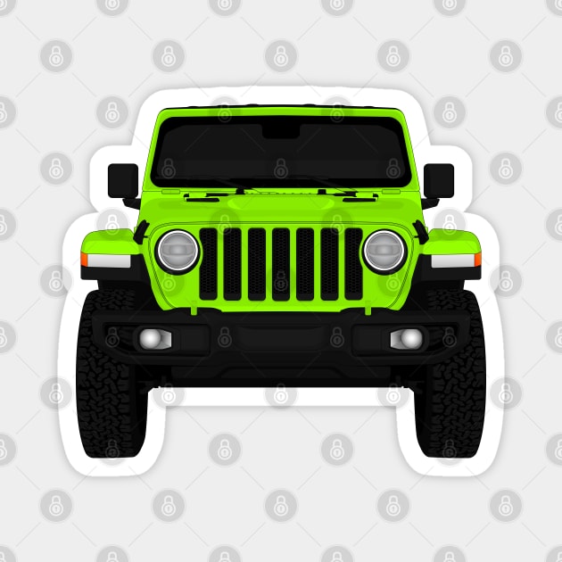 WRANGLER LIME Magnet by VENZ0LIC