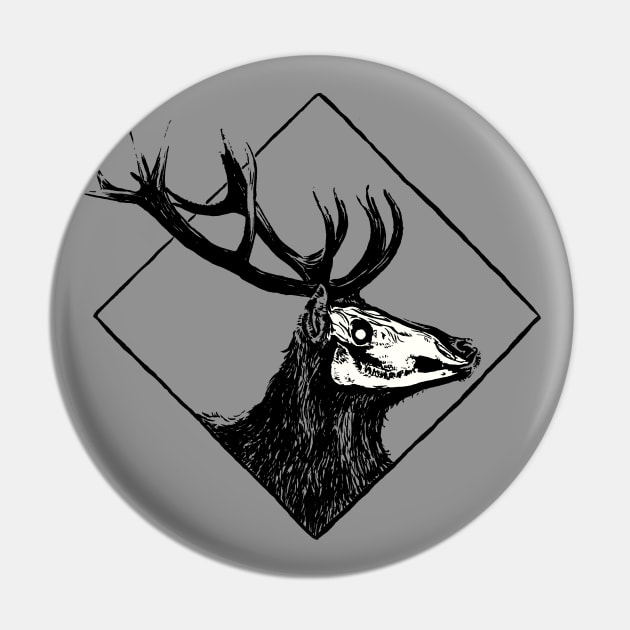 Zombie deer Pin by vvilczy