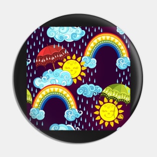 Fairytale Weather Forecast Print Pin