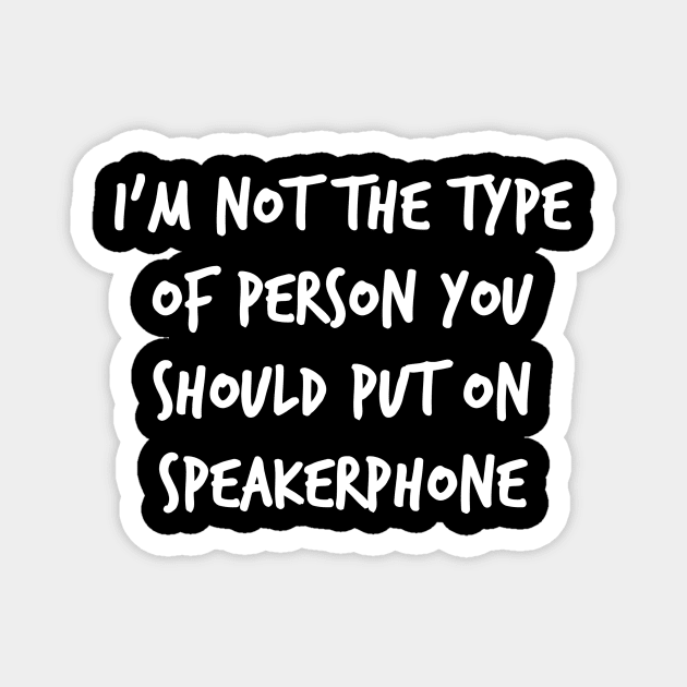 Speakerphone Magnet by topher