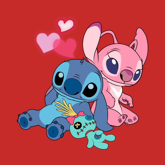 Stitch & Angel 2 - Lilo And Stitch - Hoodie | TeePublic